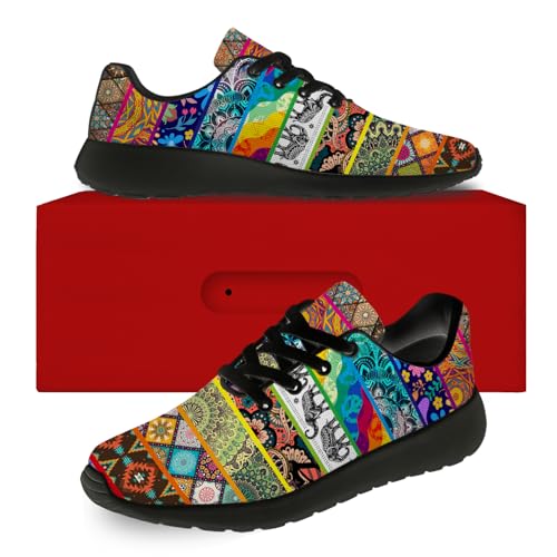Psychedelic Shoes for Men Women Running Tennis Gym Shoes Athletic Walking Sneakers Gifts for Boyfriend Girlfriend2