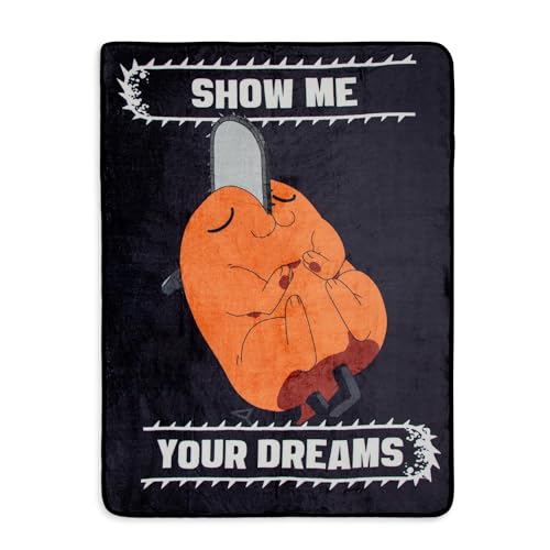 Chainsaw Man Pochita Fleece Throw Blanket 45x60