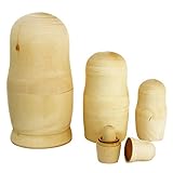 Hergestellt in Russland russouvenir Babuschka Blank Matroschka Rohling 5-TLG. 16cm