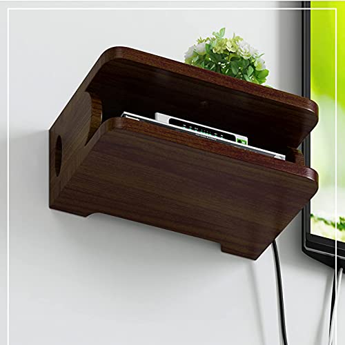 Meuble TV mural et console multimédia flottante pour décodeur - 4