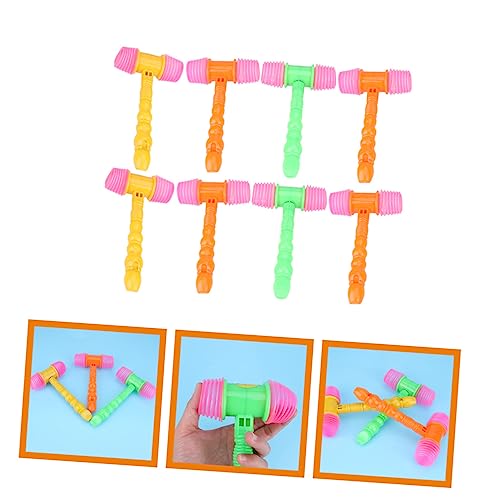 Toyvian 8 Peças Martelo Sonoro Martelos Estridentes Crianças Batendo Martelo Estridente Música Educa