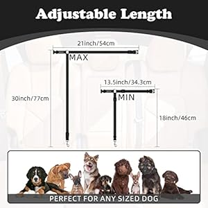 BWOGUE 2 Packs Dog Cat Safety Seat Belt Strap Car Headrest Restraint Adjustable Nylon Fabric Dog Restraints Vehicle Seatbelts Harness BWOGUE 2 Packs Dog Cat Safety Seat Belt Strap Car Headrest Restraint Adjustable Nylon Fabric Dog Restraints Vehicle Seatbelts Harness
