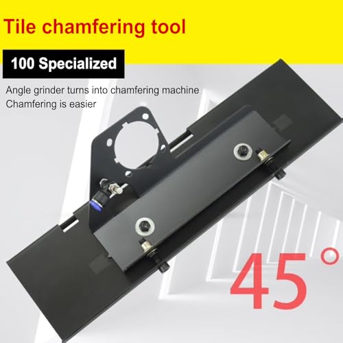 Amoladora angular con soporte de corte a 45 grados para evitar roturas de azulejos 6