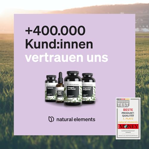 natural elements Flora 21® Kulturen Komplex – 21 Bakterienstämme + Bio Inulin – 180 magensaftresistente Kapseln – Laborgeprüft, vegan, hochdosiert und in Deutschland produziert
