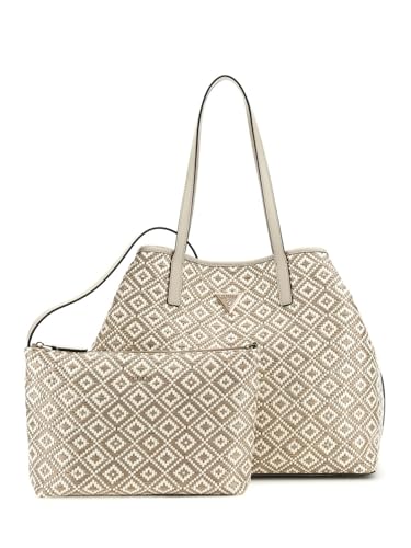 Image of GUESS Vikky II Large Tote Taupe, taupe, One Size