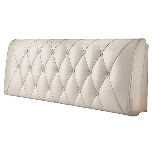 FYMDHB886 Bed Head Cushion Solid Wood Bed Soft Pack Large Back Iron Art Bed Cushion Ergonomic Cushion PU Leather