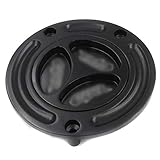 Integrierte Gummidichtung HT Motorrad-Gasdeckel für Honda CBR 1000R / 599 / CB600F / ST1300 / Super Hawk/Blackbird / Interceptor, Schwarz