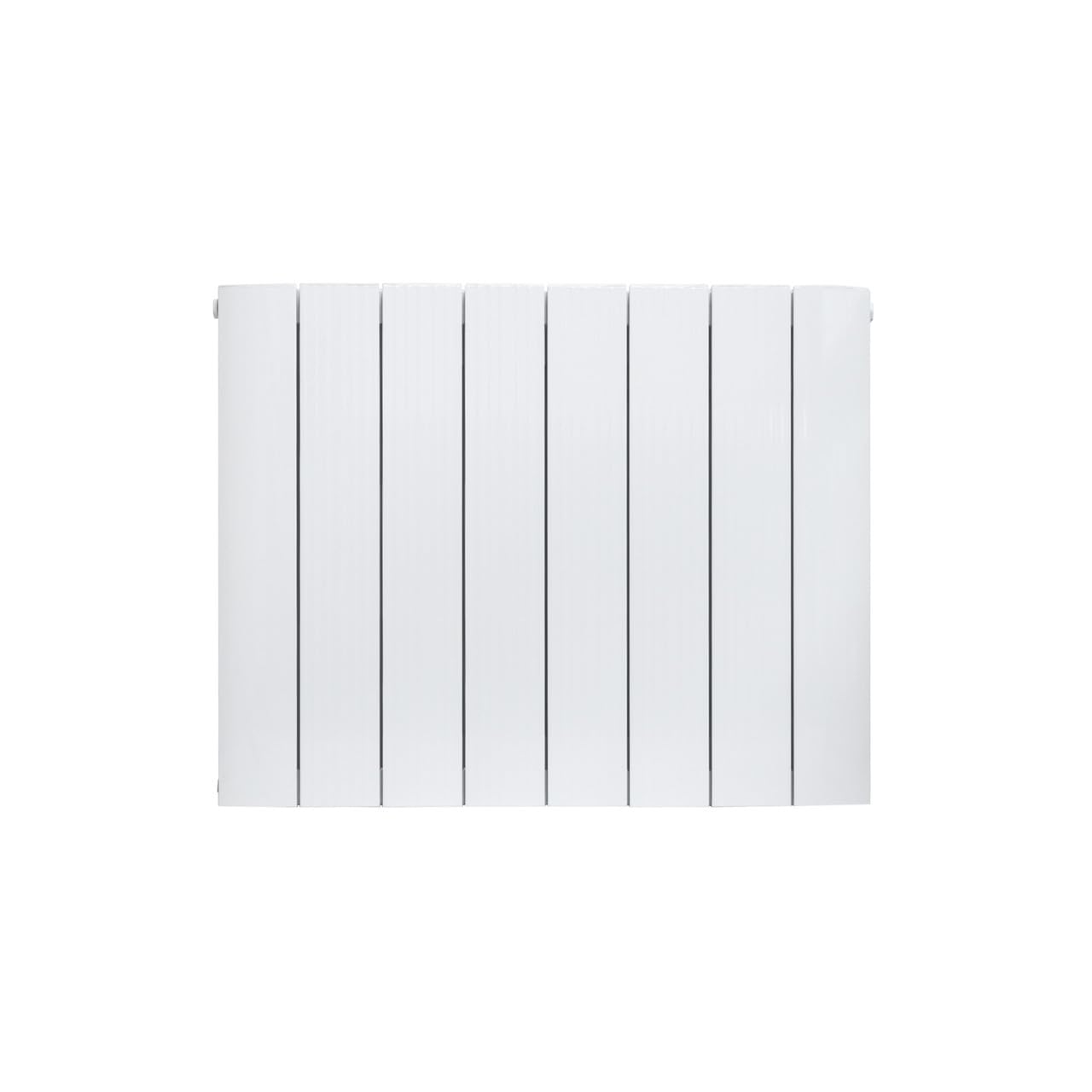 Adept Technology White Adept Kava - 600 X 748Mm Aluminium Designer Radiator - Double Vertical Central Heating Radiator - Btus (Delta T50) 3819