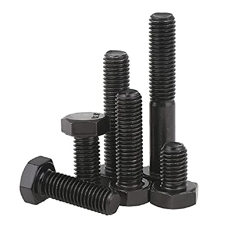 Perno hexagonal M12 de alta resistencia grado 12.9 en acero aleado con rosca completa pack de 5 7