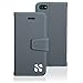 SafeSleeve EMF Protection Anti Radiation iPhone Case: iPhone SE and iPhone 5/5s RFID EMF Blocking Wallet Cell Phone Case (Grey)