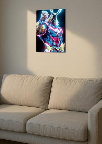 Image of NIJUKA Anime Printed A4 Size Metal sheet Poster For Home And Room Decoration | For Anime Art Fans Boys And Girls (OFA)