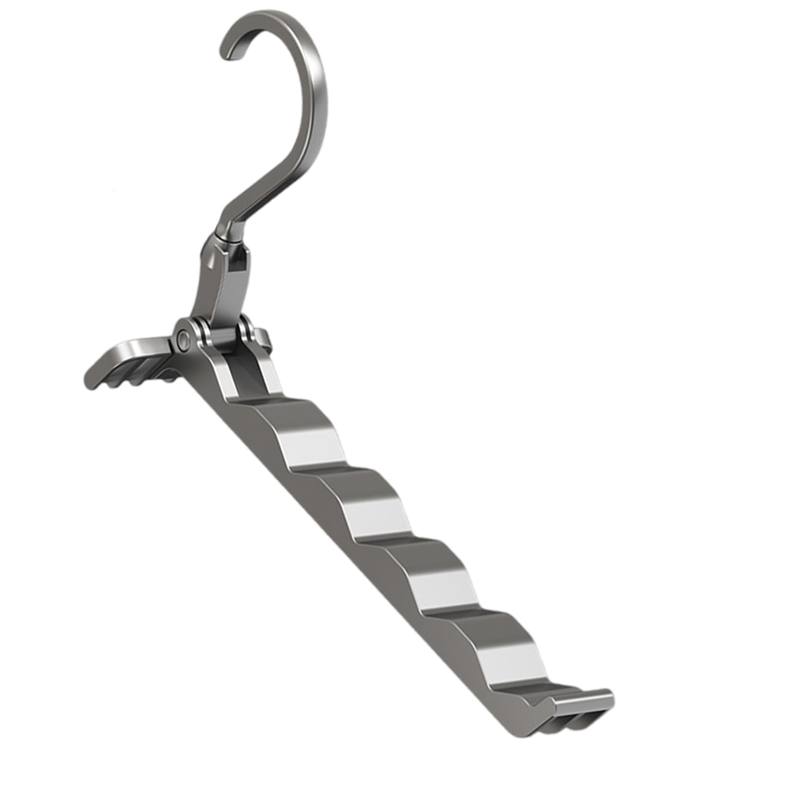 RSHuiOUXX Foldable Clothes Drying Rack with 5 Travel Hangers Space Saving Rustproof for Home and Travel Daily Use