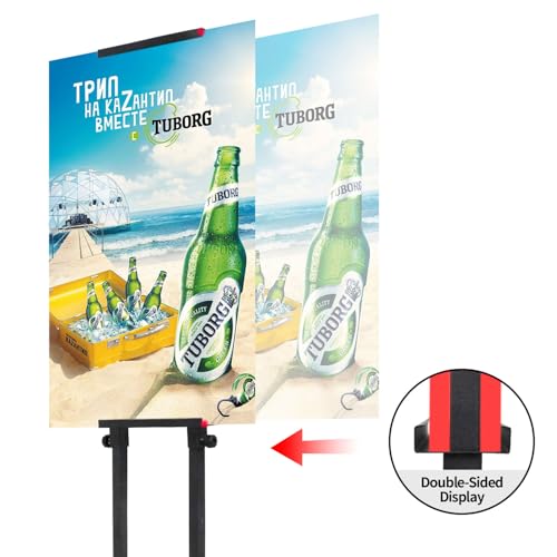 AceShow Easel Stand For Sign, Heavy-Duty Pedestal Sign Stand, 1-Pack ,Black by AceShow - Image 3