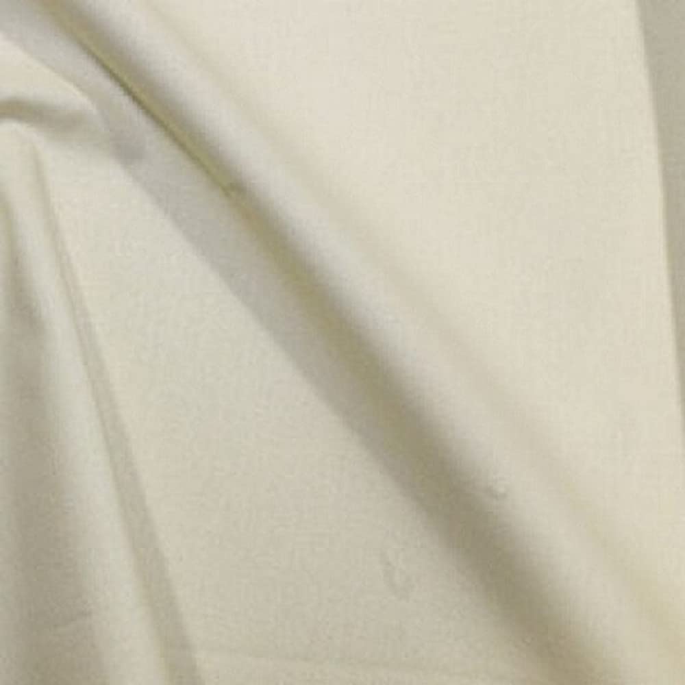 Plain Coloured True Craft 100% Cotton Dressmaking Patchwork Fabric (per metre) (4 Vanilla)