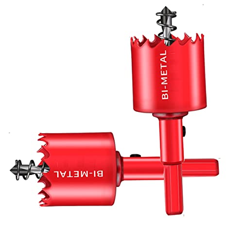 Scie-cloche M42 rouge anti-échauffement pour percer le métal fin et le PVC