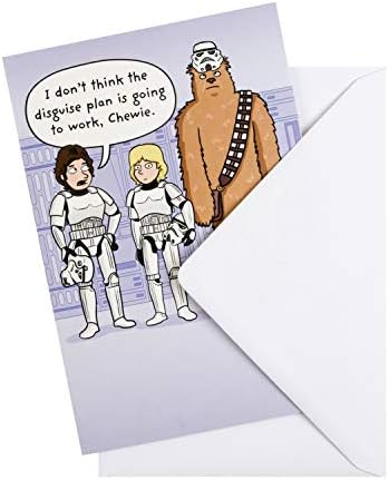 Hallmark Any Occasion Card - Funny Hallmark Studio Star Wars Design,Black