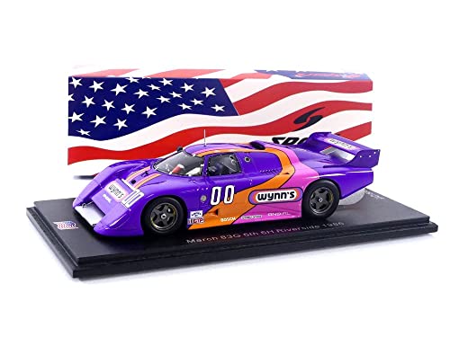 Modelo a escala Spark compatible March 83G 1:43 miniatura 5