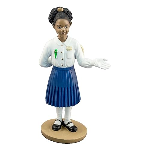 Ebony Treasures Sunday's Collection: Girl Usher, an African American Collectible Figurine, 6" H