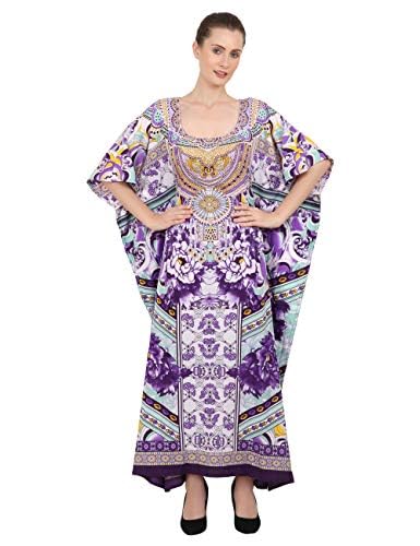 Image of Miss Lavish London Women's Kaftan- Kaftan Dress for Casual, Party, Evening, Vacation and Everyday Wear