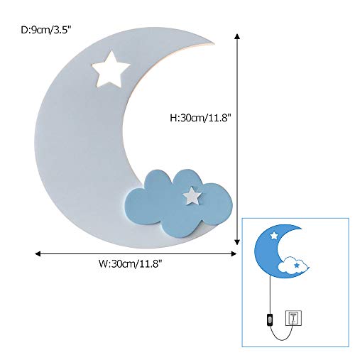 Lámpara de Pared Luna para Niños ANYE BD1339 miniatura 2