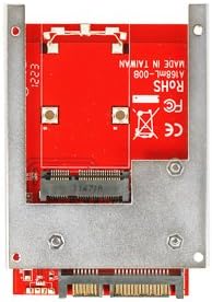 IO-ASS111 Latch mSATA to 2.5" SATA Device Converter with Metal Frame