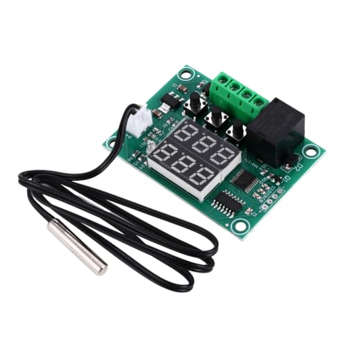 Ciieeo Intelligent Thermostat Module Electronic Temp Control 12v Dc Dual Screen for Easy Readings