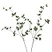 JAROWN Artificial Tree Branches with Leaves for Decoration Faux Greenery Stems 2pcs 43.31 Inches