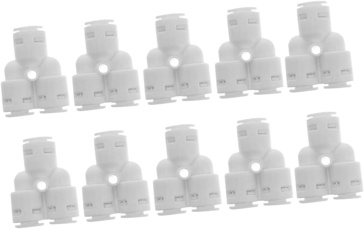 IMIKEYA 10Pcs Water Purifier Fittings Adapter Quick Tee Connector for Faucet Conversion for Filters and Purifiers