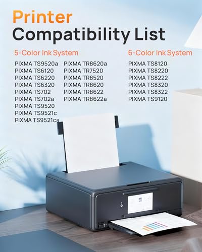 Image of E-Z Ink Compatible Ink Cartridge Replacement for Canon CLI-281XXL CLI 281 XXL to use with PIXMA TS8320 TS8220 TS8120 TS9120（Photo Blue，3 Pack）
