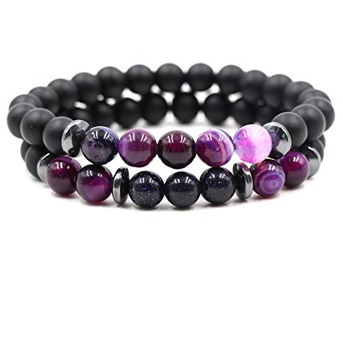 Bracelet de perles en pierre d'agate pour sublimer votre style vestimentaire quotidien