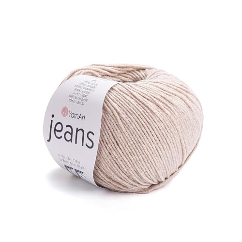 YarnArt Cotton Blend Amigurumi Yarn –Cotton Acrylic Yarn for Knitting and Crocheting, DK Weight/Light Worsted Yarn for Amigurumi, Baby Items and Garments
