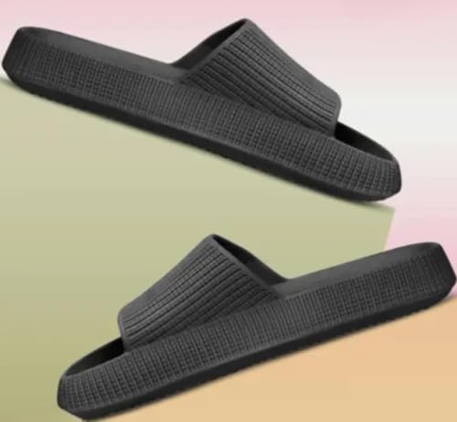 Image of Men Print Slide Flipflop Cloud, Lightweight Slip-On Comfort Slippers, Non-Slip Casual Indoor Outdoor pack of 1