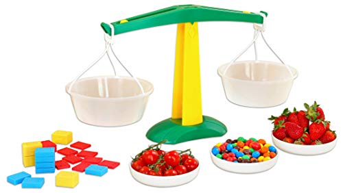 Preisvergleich Produktbild Betzold Balkenwaage Kinder - Waage Spielzeug Kaufladen Kaufmannsladen Zubehör wiegen Kinderspielzeug