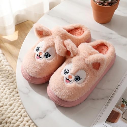Image of VRITRAZ Soft Comfy Fur Indoor Outdoor Soft Bottom Fur | Anti Skid | Lightweight Winter Slipper, Warm House Chappal