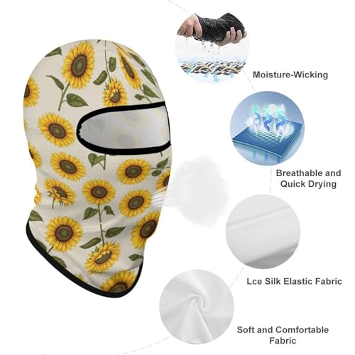 Máscara de balaclava elástica sin costuras reutilizable para invierno y verano, para mujer y hombre, cubreboca transpirable para la cara y cuello miniatura 4