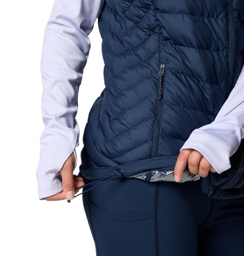 Columbia Powder Lite Vest, Steppweste für Damen, Collegiate Navy, Größe M