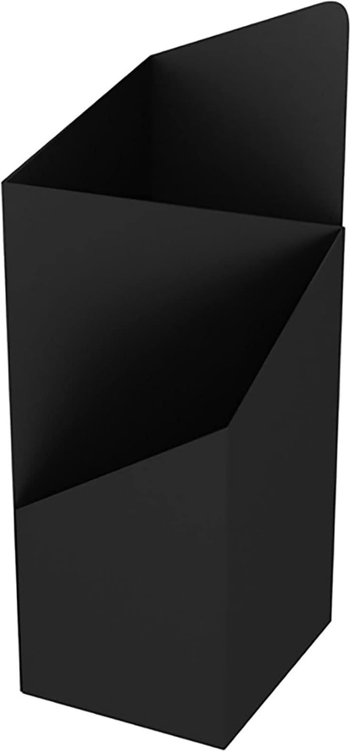 Umbrella Stand Irregular Geometry Umbrella Holder, Indoor for Household Foyer Entryway, Metal Umbrella Rack with Removable Drip Tray (Color : Yellow) (Black)