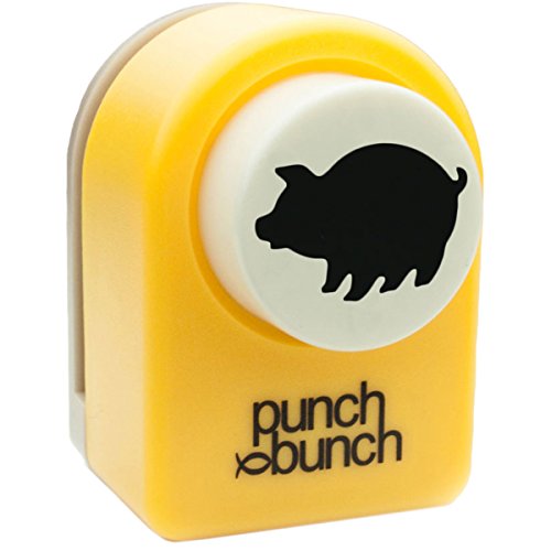 Punch Bunch 2 Medium Punch Approx. 1 inches -Pig
