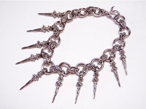 Amazon メンズブレスレット ガクト風 10パーツ下がり ジュエリー 通販