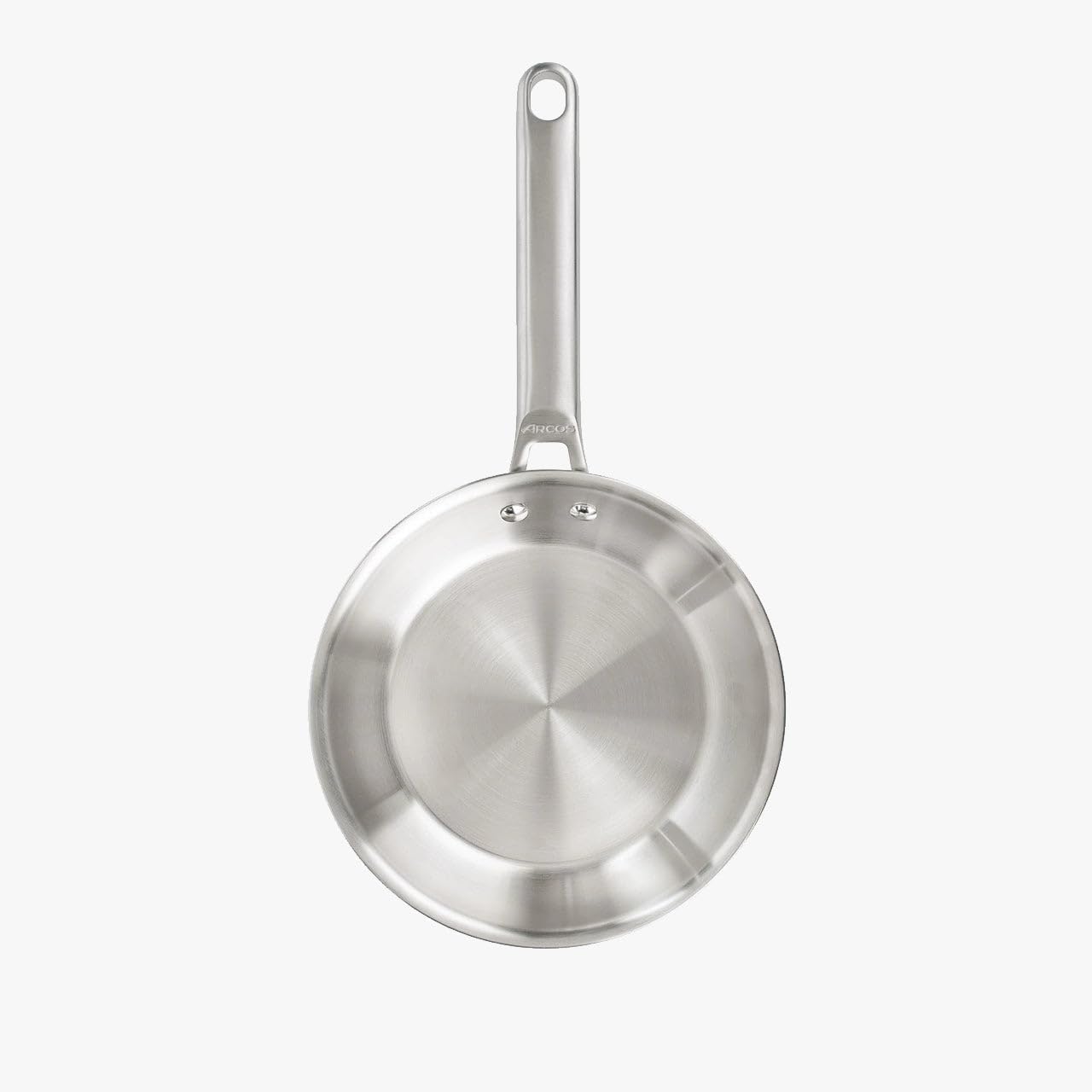 Arcos Tricayer Stainless Steel Frying Pan 20 cm – PFAS Free, Non-Adhesive, Induction Base – Healthy and Safe Cooking, Oven and Dishwasher Compatible