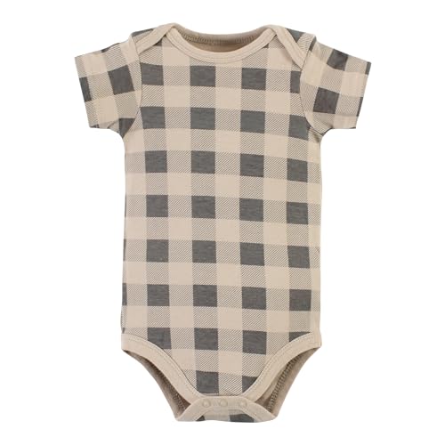 Image of Hudson Baby Unisex Baby Cotton Bodysuits 5-pack