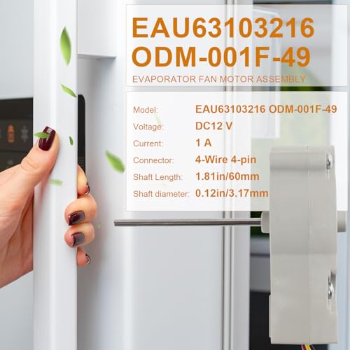 Moteur de ventilateur de refroidissement LG EAU63103216 12V