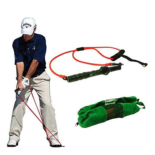 KIKIGOAL Golf Exerciser Resistance Bands Exercise Fitness or Pilates Workout Gym Sports Swing Cord