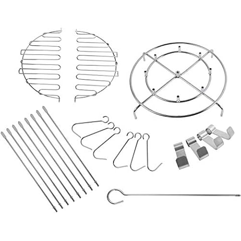 BBQ Future Turkey Fryer Accessory Kit for Char-Broil The Big Easy Turkey Fryer Accessories, 22-Pcs, Stainless Steel Cover