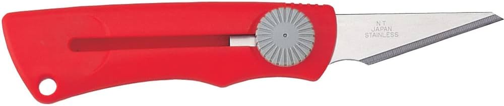 Amazon | エヌティー カッター ナイフ ステンレス刃 赤 VM-2P