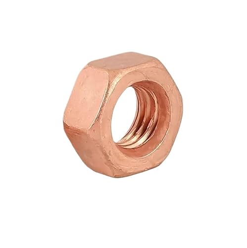 Red Copper Hexagonal Nut/Screw Cap M3M4M5M6M8(10pcs M5)
