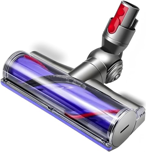 Tête de Brosse pour Dyson V7 V8 V10 V11 V15 SV10 SV11 SV12 SV14 Motorhead, Brosse Turbine, Brosse Motorisée pour Tapis et Sols Durs Pièce de Rechange 967483-04