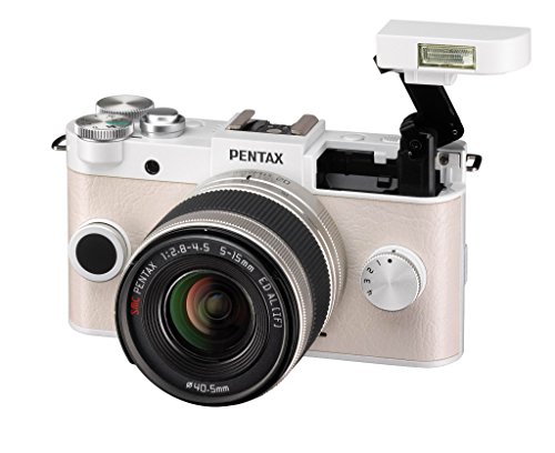 Pentax Q-S1 boîtier hybride blanc pur, l'excellence du design compact avec double optique