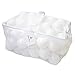 Wonder Space Soft Pit Balls, Chemical-Free Crush Proof Plastic Ocean Ball, BPA Free with No Smell, Safe for Toddler Ball Pit/Kiddie Pool/Indoor Baby Playpen, Pack of 100 (Pure - White)