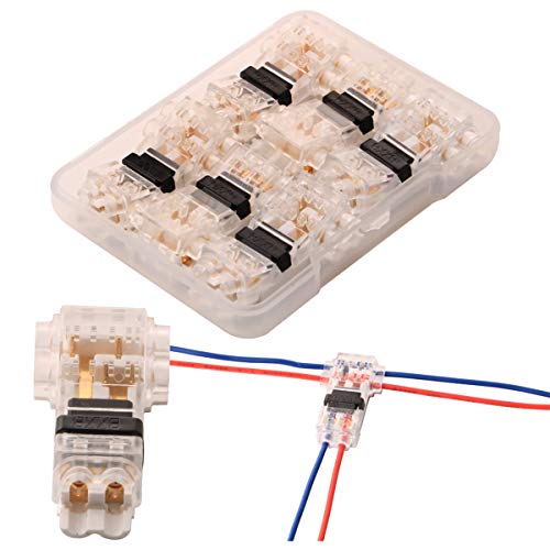 Conectores de Cable de Empalme rápido Tipo T Piezas de terminales de...